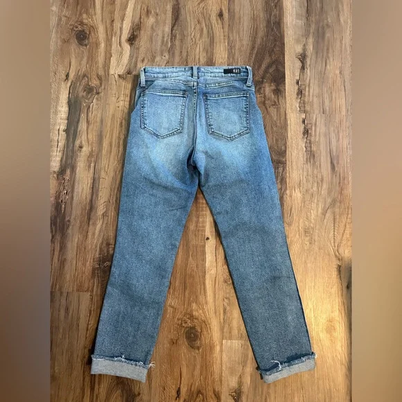 Kut From The Kloth High Rise Distressed Jeans - Picture 7 of 9